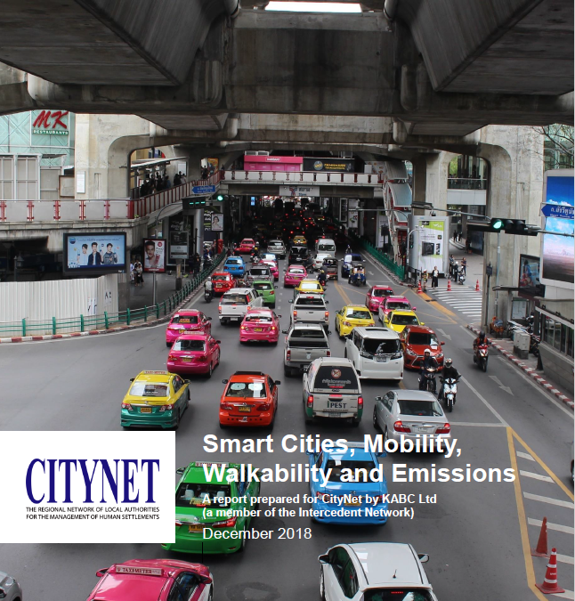 Smart Cities, Mobility, Walkability and Emissions