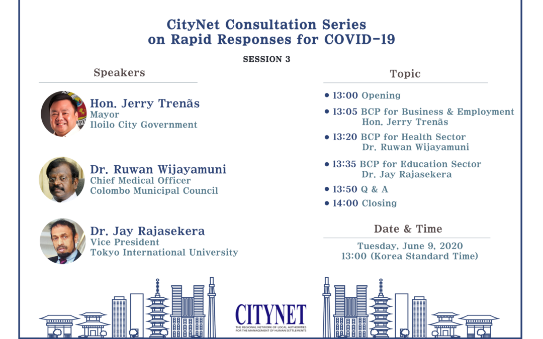 Impacts of Business Continuity Plan (BCP) during Pandemics — CityNet Series No. 3