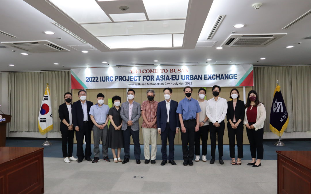Rotterdam visits Busan and Sejong as the first study visit of the IURC EU-Korea partnerships