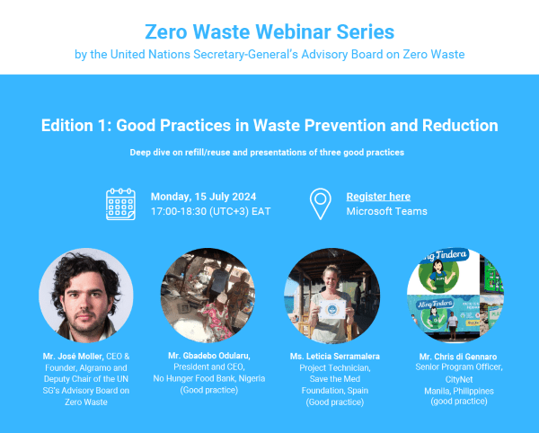 UN Secretary-General’s Advisory Board on Zero Waste Webinar Series